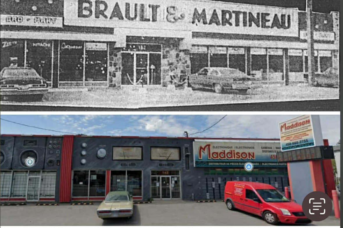 Façade Maddison Électronique à Laval